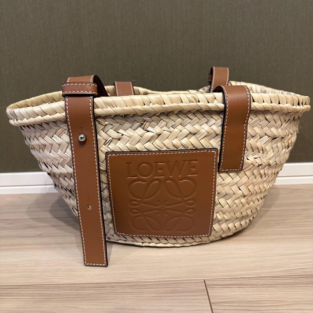 LOEWE ロエベバスケットバッグ　スモール　ブラウン　即日発送可能
