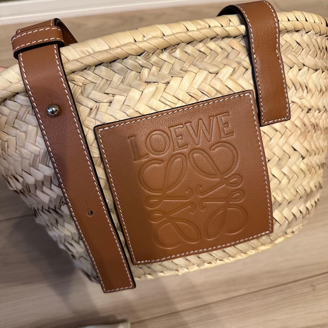 LOEWE ロエベバスケットバッグ　スモール　ブラウン　即日発送可能