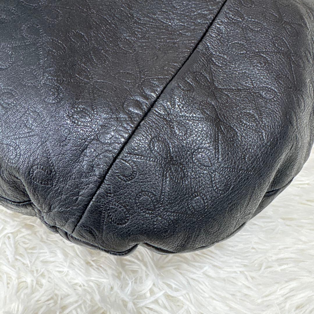 アニヤハインドマーチ ショルダーバッグ タッセル リボン　レザー