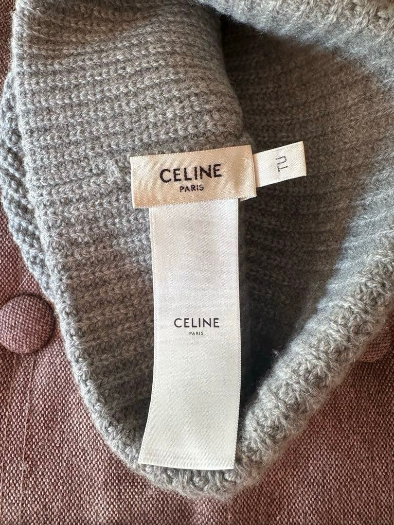 【セリーヌ】　ニット帽　トリオンフ