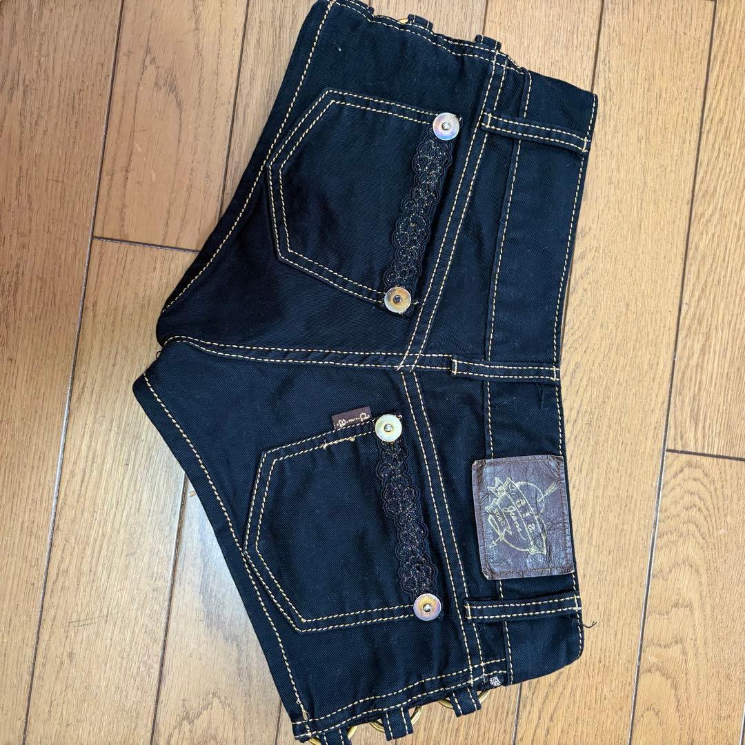 【激レア】　d.i.a. ショートパンツ　ブラック　レース　リング付き