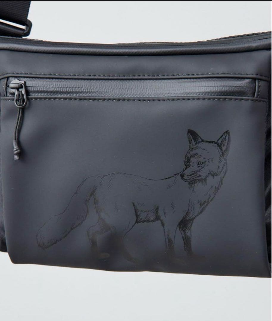 ear PAPILLONNER フォックス　プリント　ショルダーバッグ