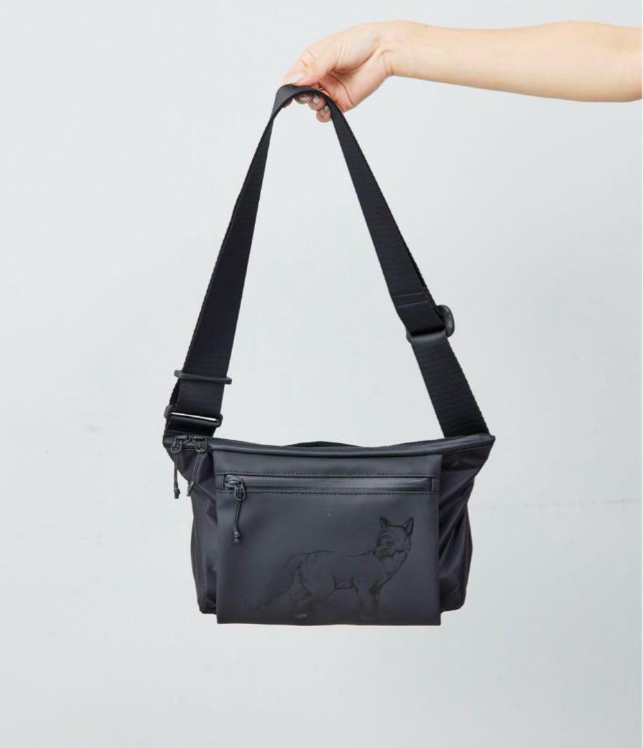 ear PAPILLONNER フォックス　プリント　ショルダーバッグ