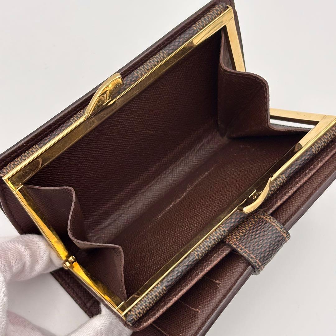 ルイヴィトン　ポルトモネ　ビエ　ヴィエノワ ダミエ　二つ折り財布 がま口　正規品