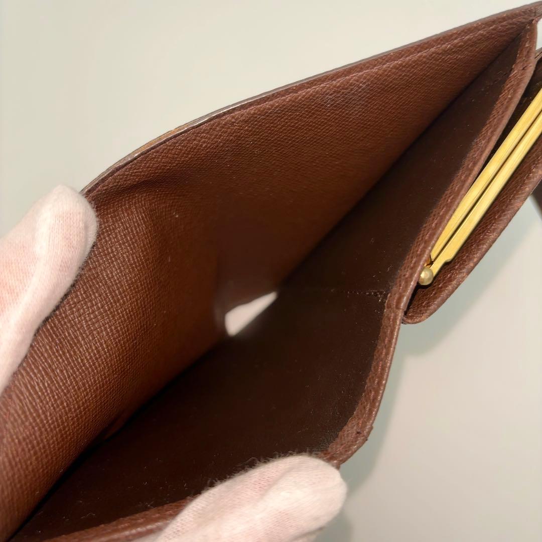 ルイヴィトン　ポルトモネ　ビエ　ヴィエノワ ダミエ　二つ折り財布 がま口　正規品