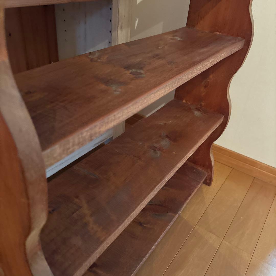 カントリー4段シェルフ♡アップルモチーフ