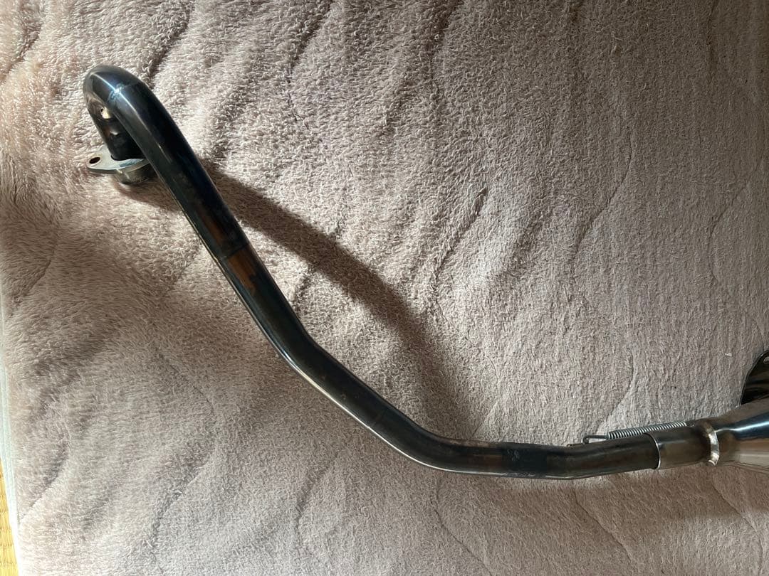 CT110用モノチリ製ステンレスマフラー