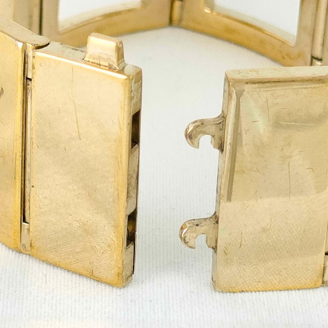 FENDI フェンディ　ズッカ柄　ゴールドバングル ブレスレット