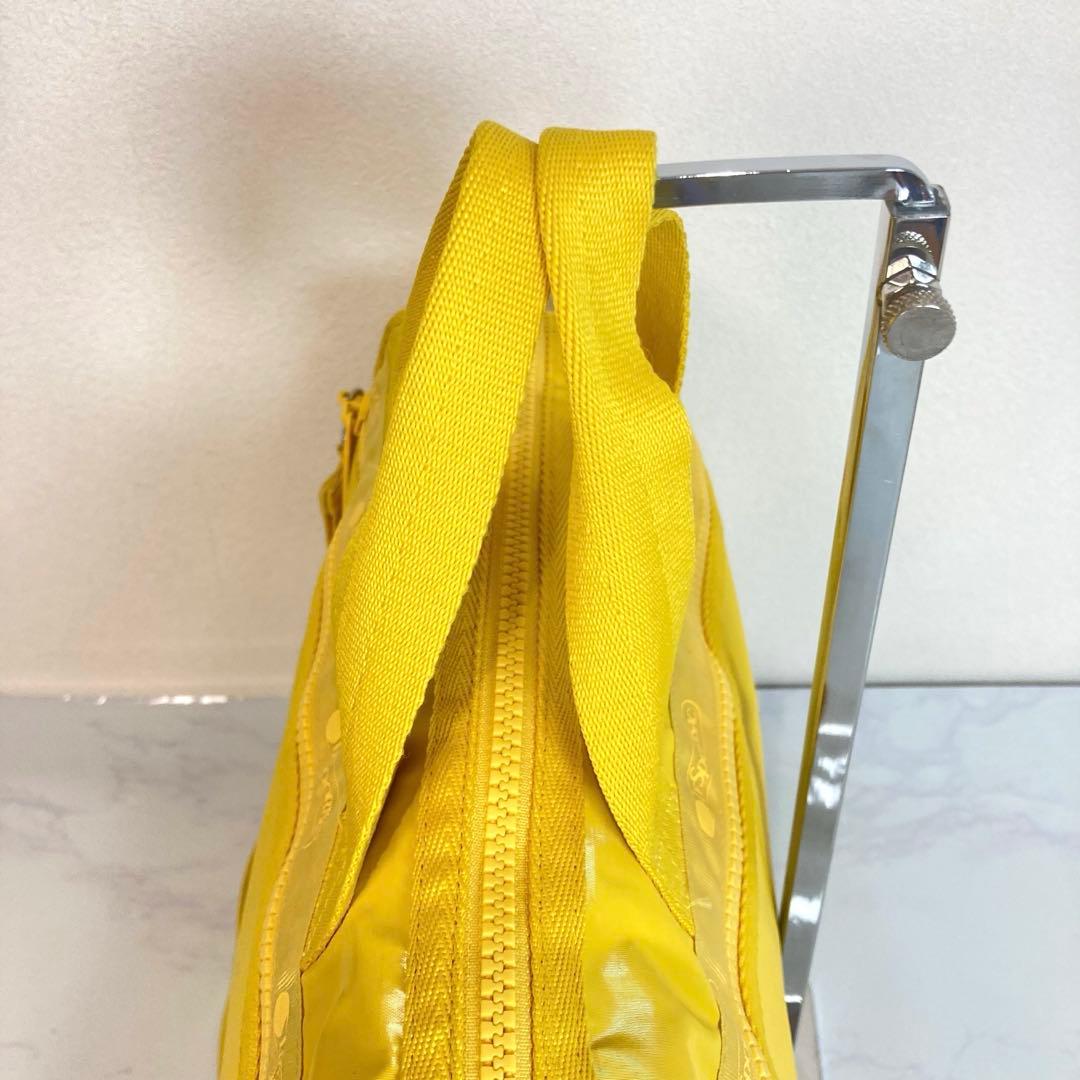 レスポートサック　ひとりっぷ　バイクボストン　ショルダーバッグ　イエロー