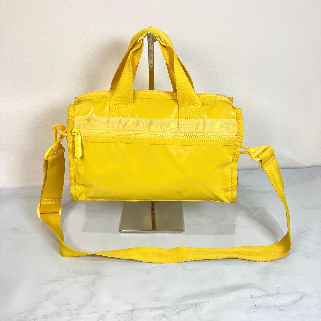 レスポートサック　ひとりっぷ　バイクボストン　ショルダーバッグ　イエロー