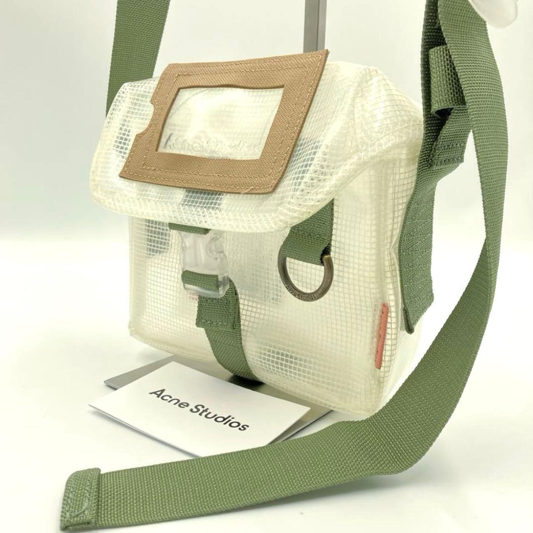 【melon】アクネステュディオズ　クリア メッセンジャーバッグ PVC