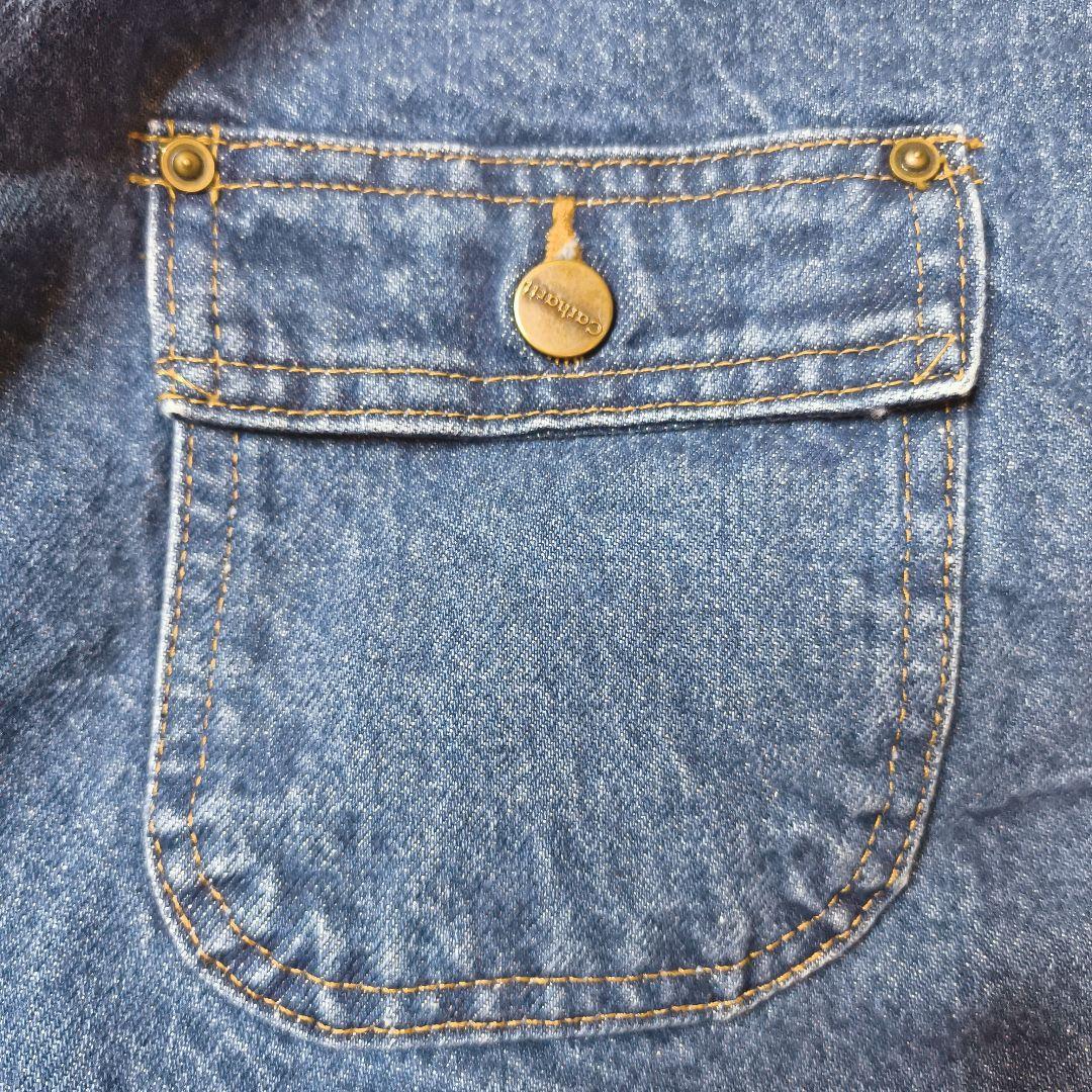 ​【美品/USA製】カーハート デニム チョアコート XXL-TALL 濃紺