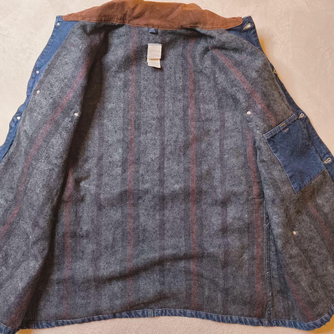 ​【美品/USA製】カーハート デニム チョアコート XXL-TALL 濃紺