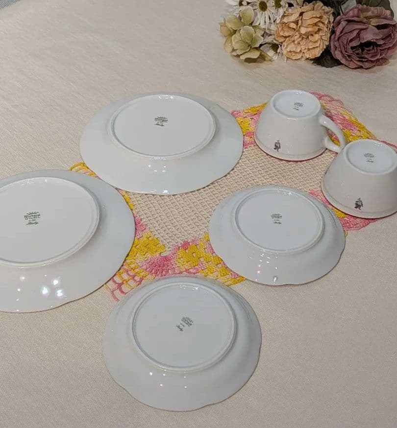 リチャードジノリ　カップ＆ソーサー　プレート　トリオ　いちご　ストロベリー　希少