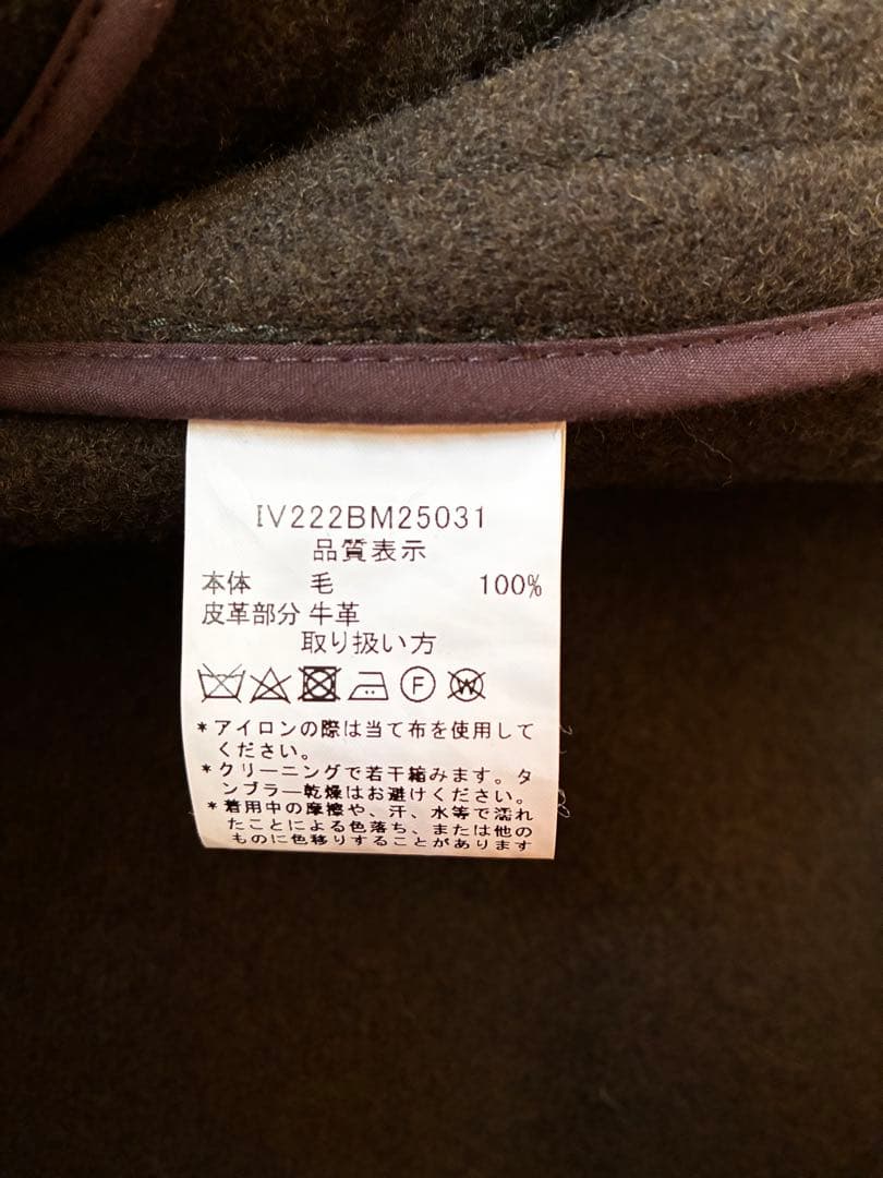 美品 INVERTERE Joshua Ellis ダッフルコート サイズ40