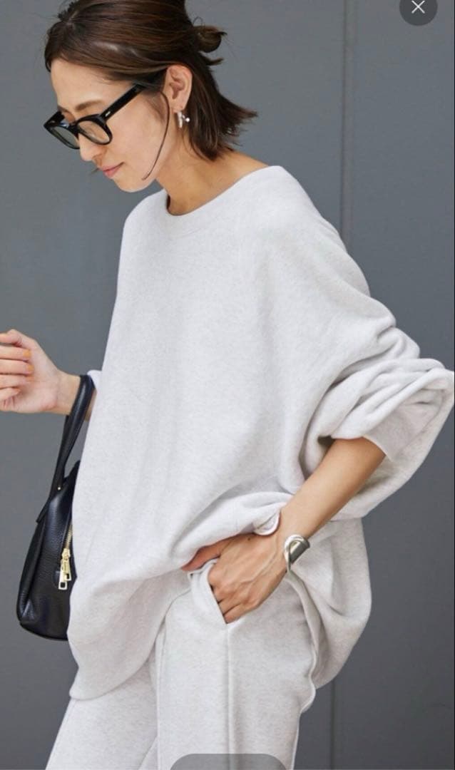 mi.h.o9.14様 FRAMeWORK✨スウェット コクーンプルオーバー