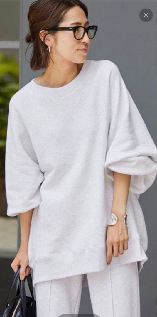 mi.h.o9.14様 FRAMeWORK✨スウェット コクーンプルオーバー