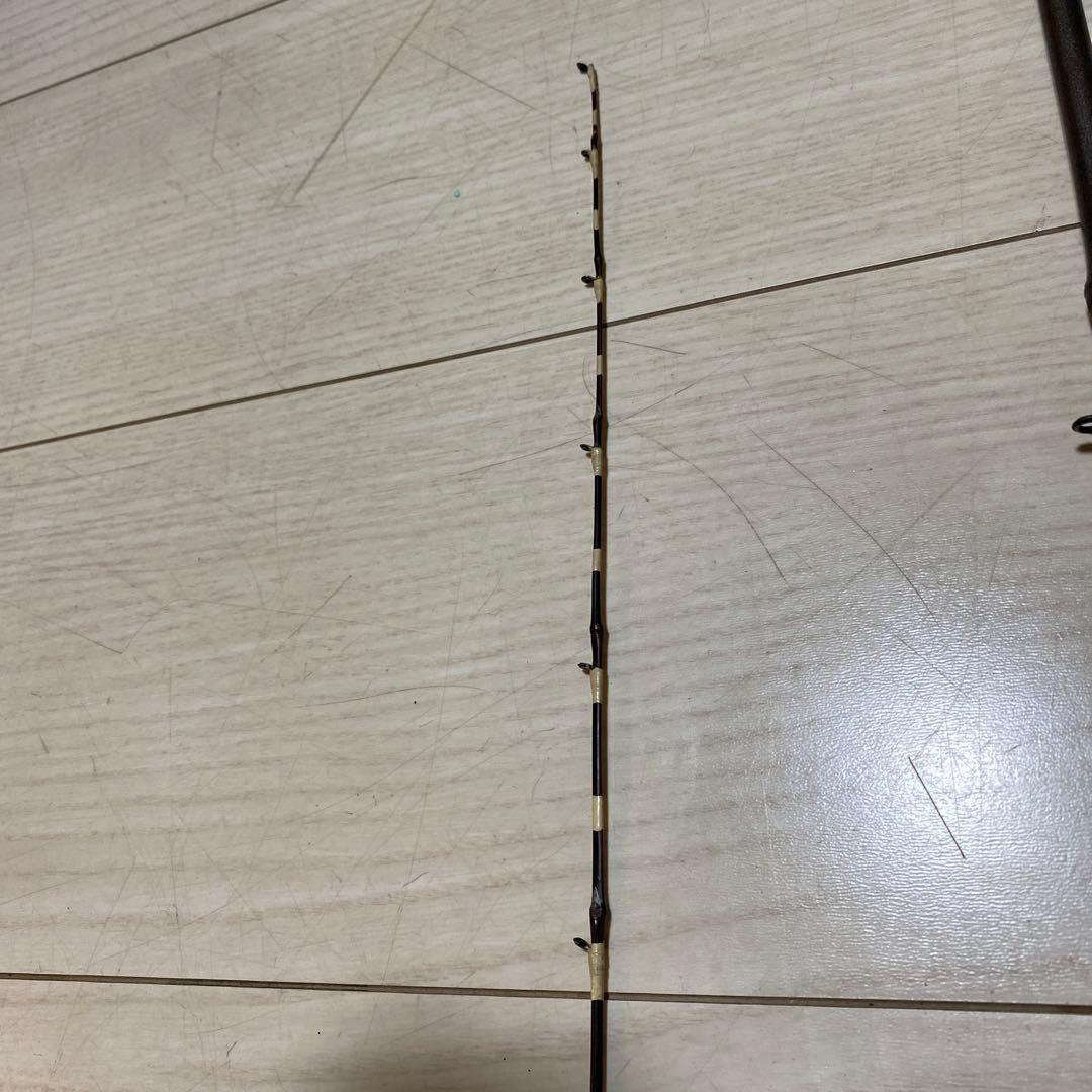吉治作　穂先まで竹製 チヌヘチ落とし込み竿 約2.7m 感度食い込み抜群です