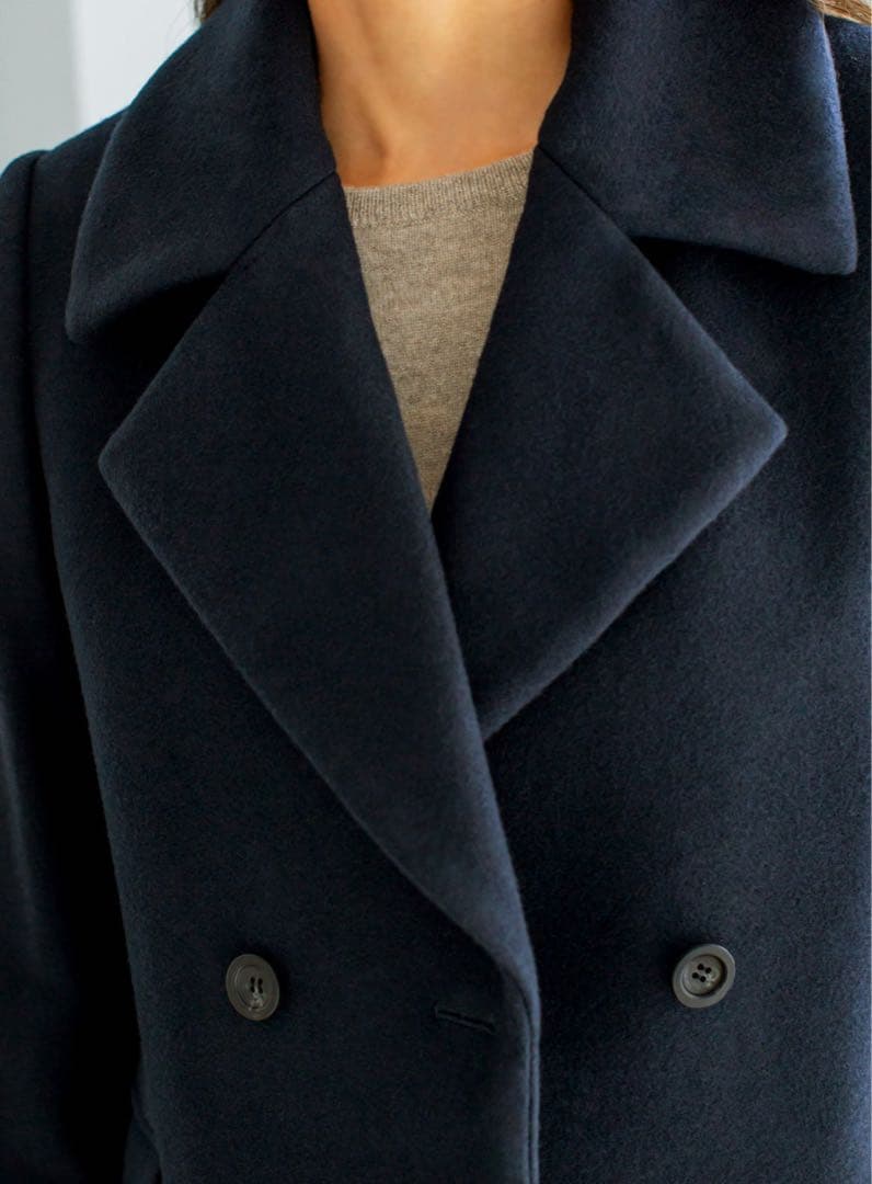 新品未使用タグ付き　STYLE DELI バージンウールダブルロングコート