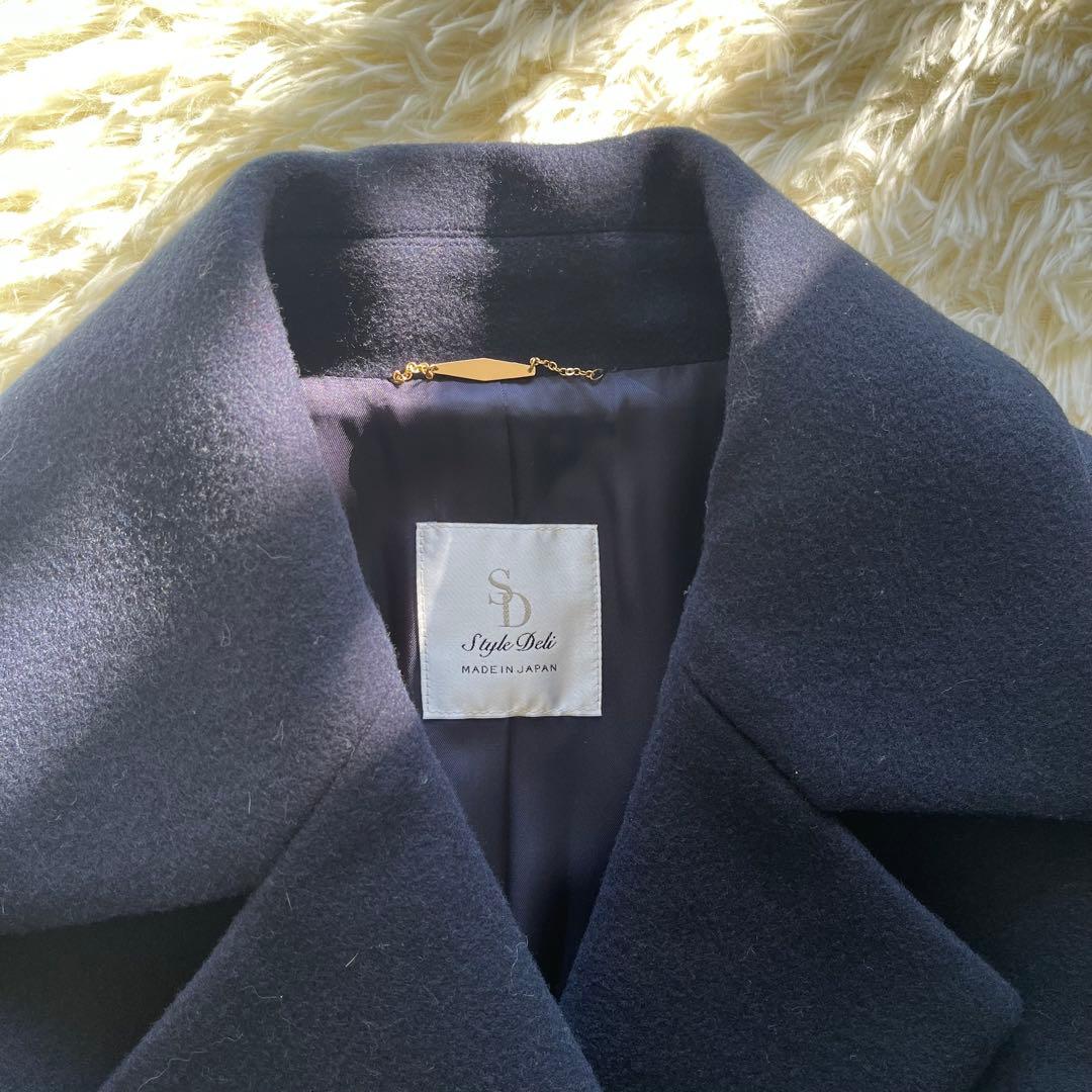 新品未使用タグ付き　STYLE DELI バージンウールダブルロングコート