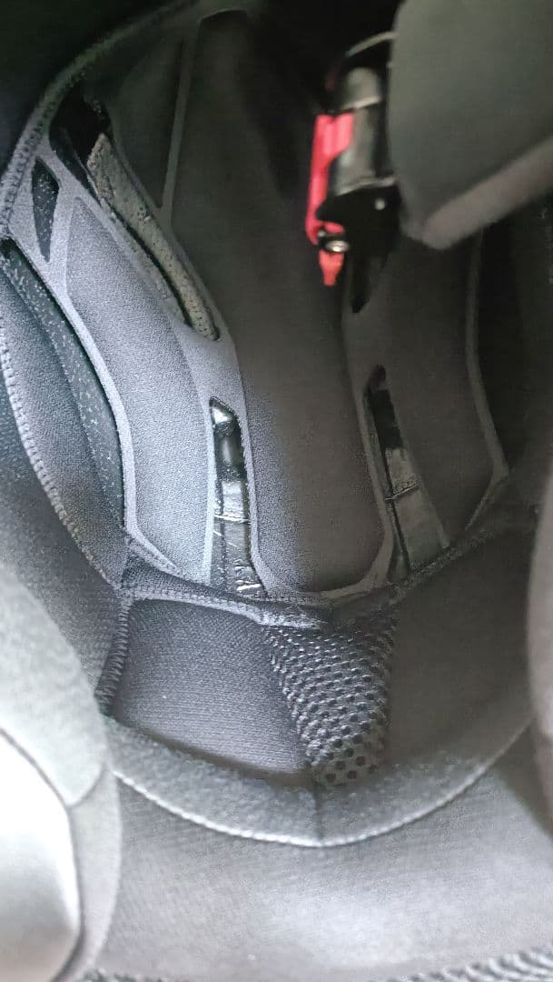 Kabuto フルフェイスヘルメット ブラック・レッド　いんかむつき