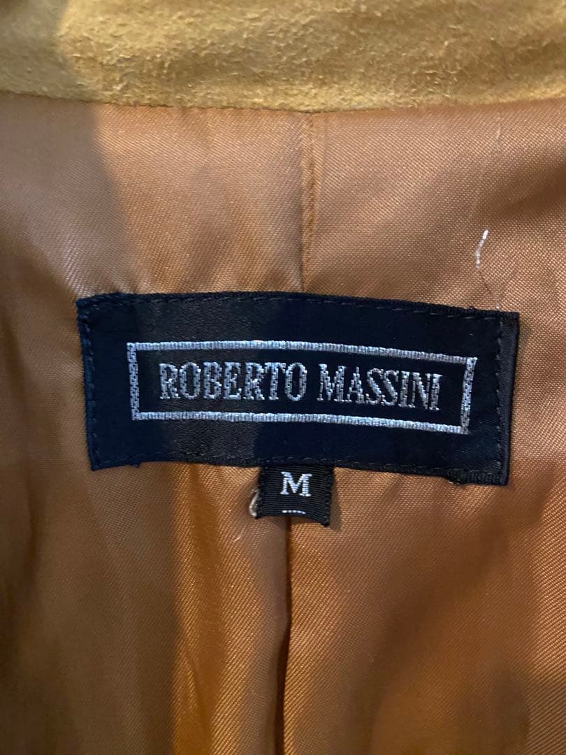 【至高】ROBERTO MASSINI 鹿革 ディアスキン テーラードジャケット