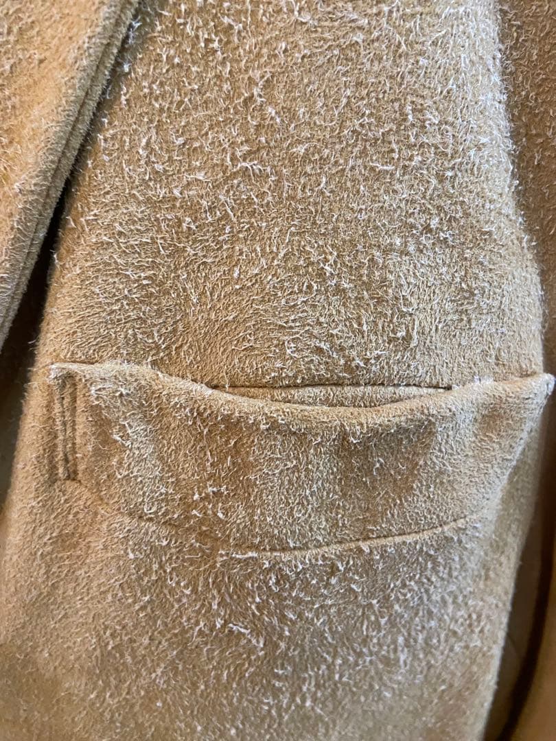 【至高】ROBERTO MASSINI 鹿革 ディアスキン テーラードジャケット