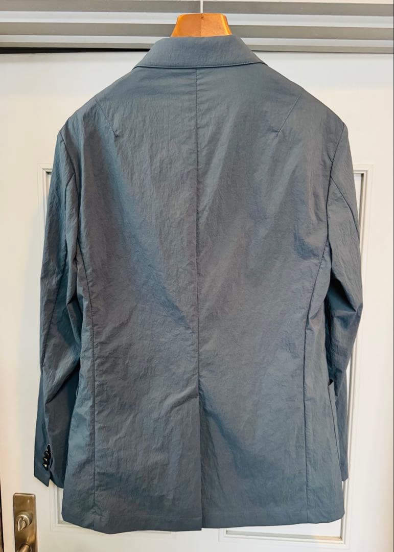 アウール　セットアップ　ストレッチナイロン　ブルーグリーン　M