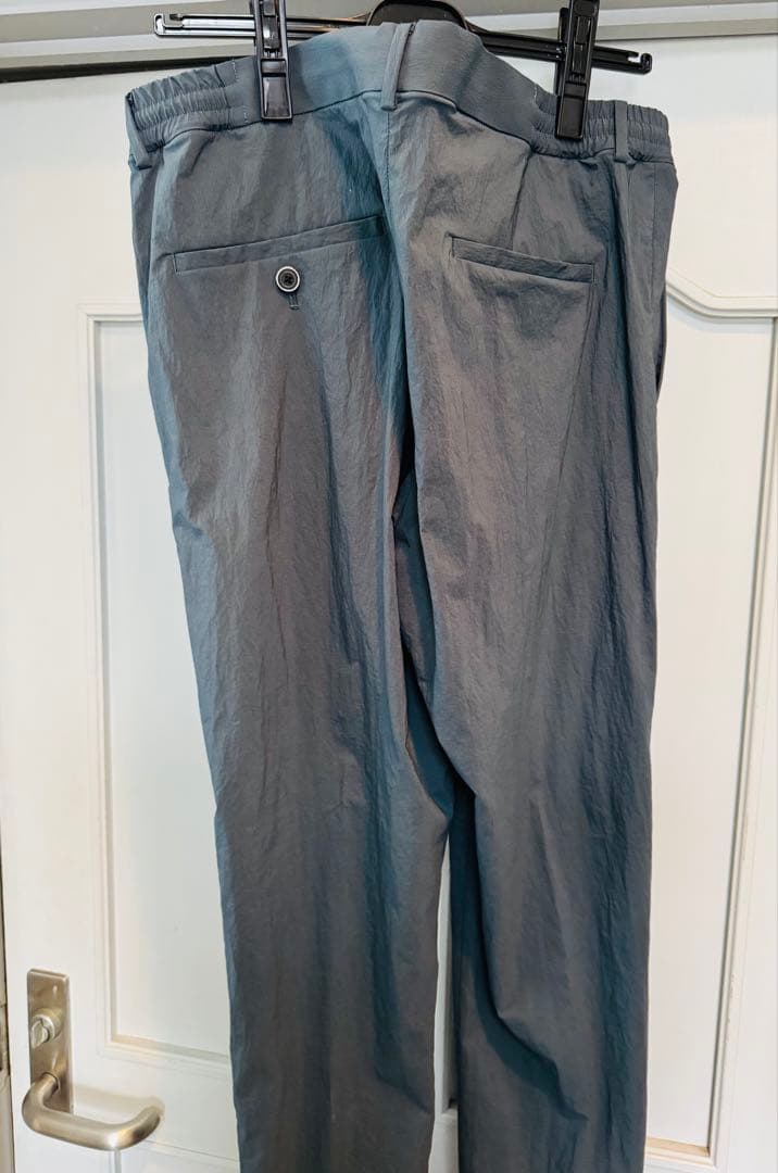 アウール　セットアップ　ストレッチナイロン　ブルーグリーン　M