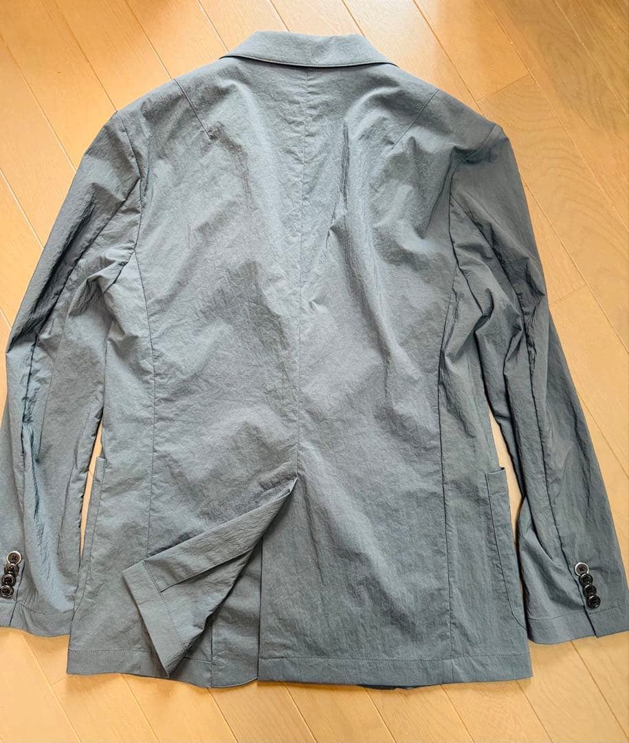 アウール　セットアップ　ストレッチナイロン　ブルーグリーン　M