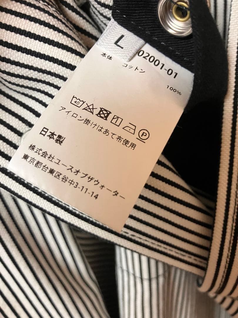 ジャケット・アウター YOUTH OF THE WATER HICKORY COVERALL