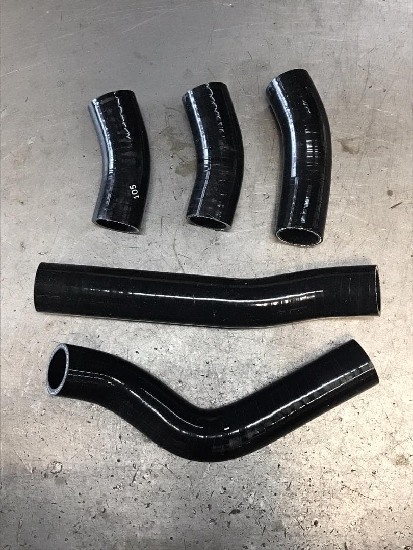 Gpz900R ラジエターシリコンホース　ホースパンド付き