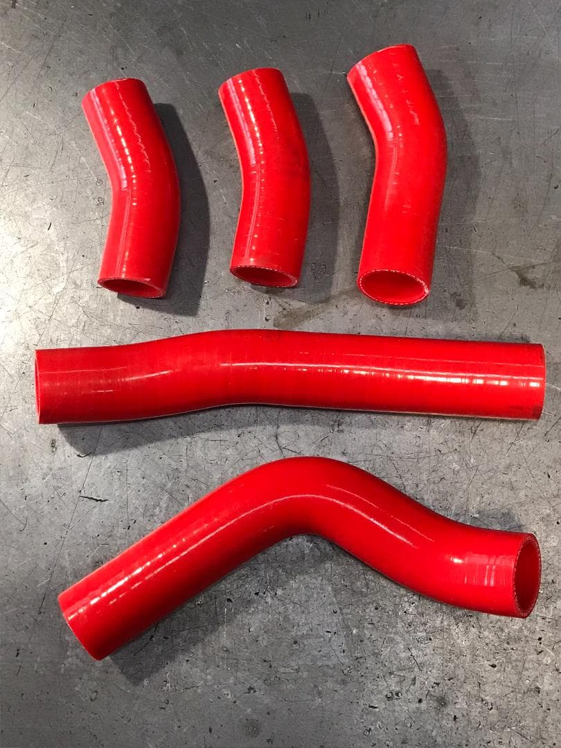 Gpz900R ラジエターシリコンホース　ホースパンド付き