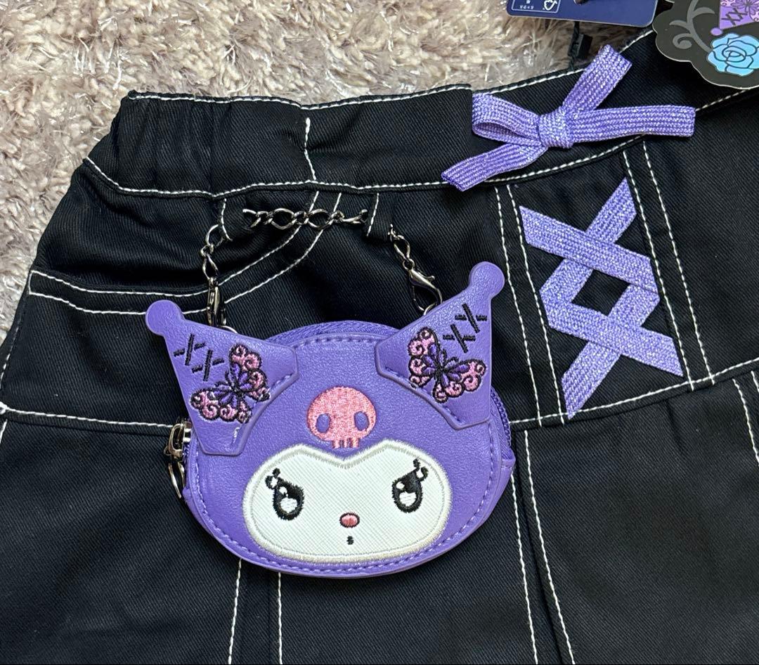 【タイムセール】ANNA SUI mini KUROMIポーチつきスカパン