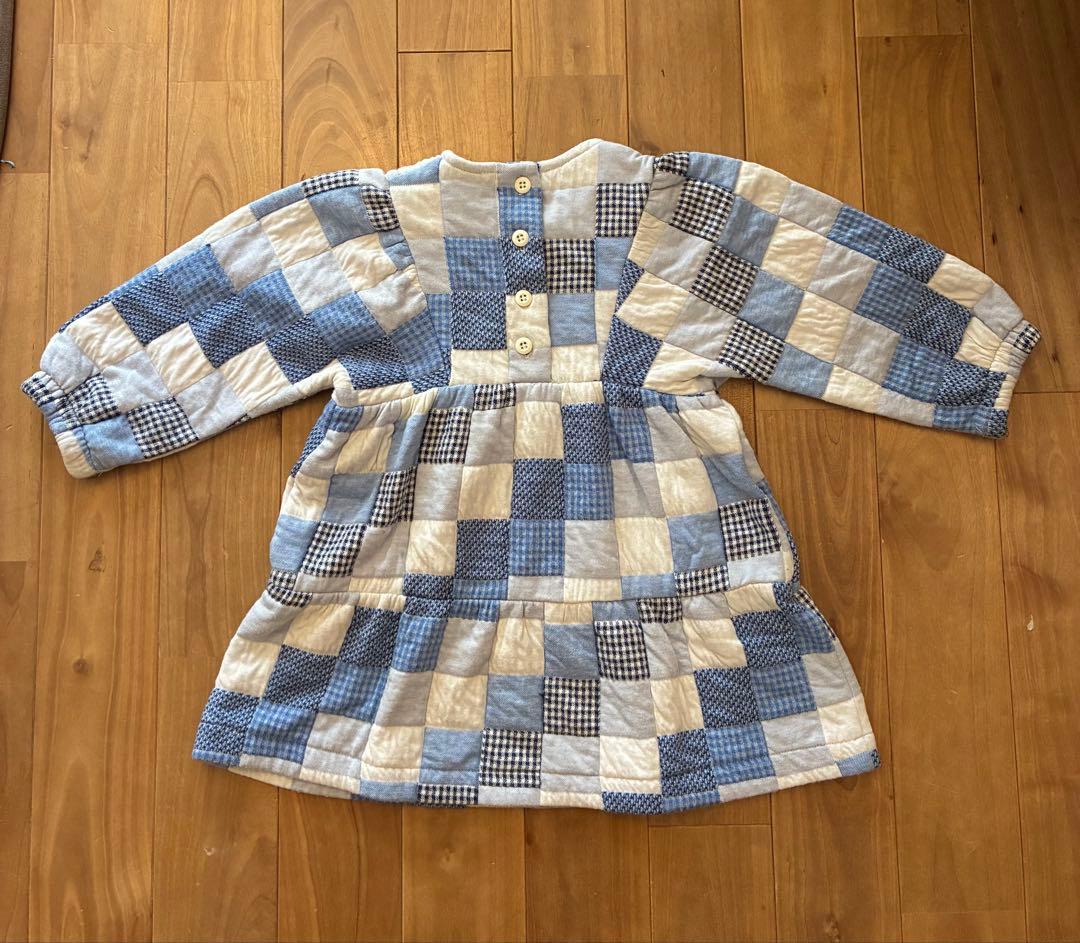fish&kids パッチワークワンピース【2-3y】