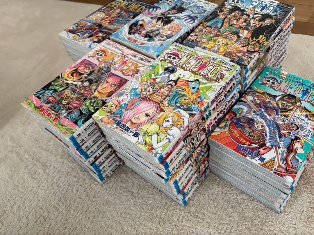 ワンピース 58巻〜113巻 まとめ売り 56冊 漫画 本 帯付きあり