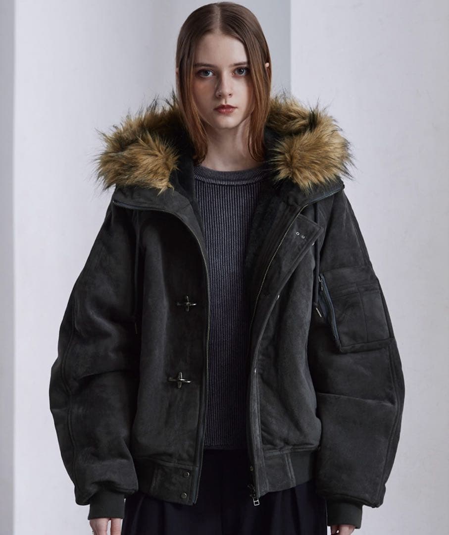 ぱ*ー様 【CLEL】ファイヤーマン テックフェードN-2Bフライトジャケット