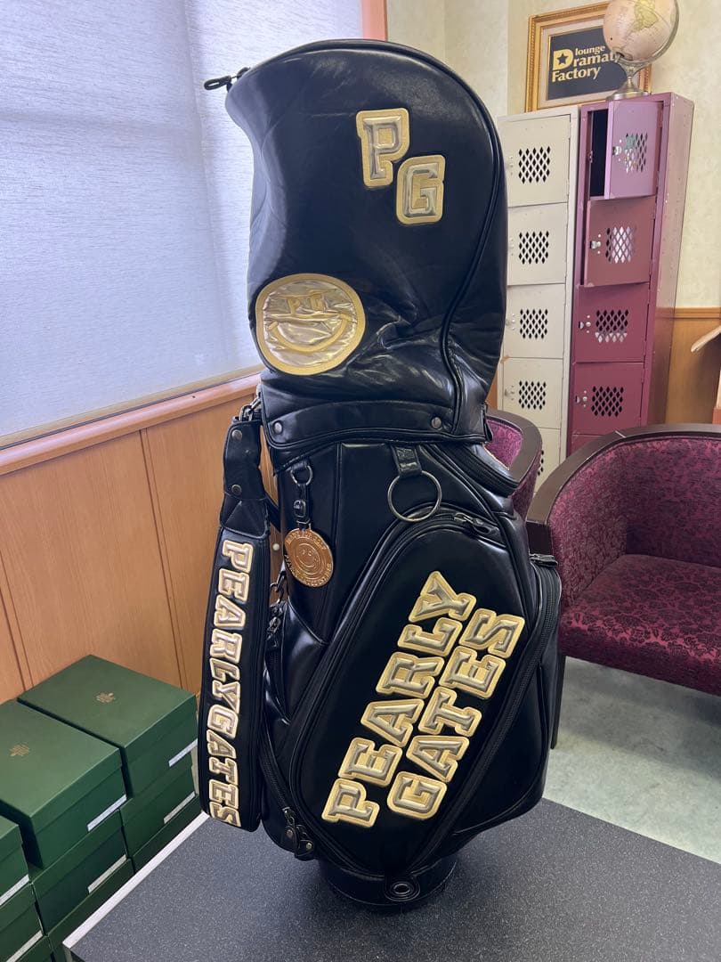 パーリーゲイツ キャディバック ブラック 値段交渉ok