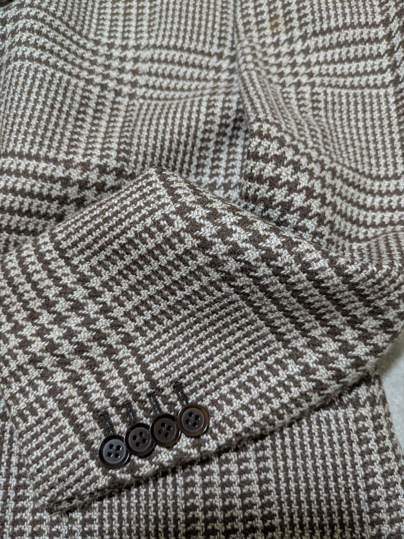 リングジャケット 千鳥柄 ツイードジャケット
