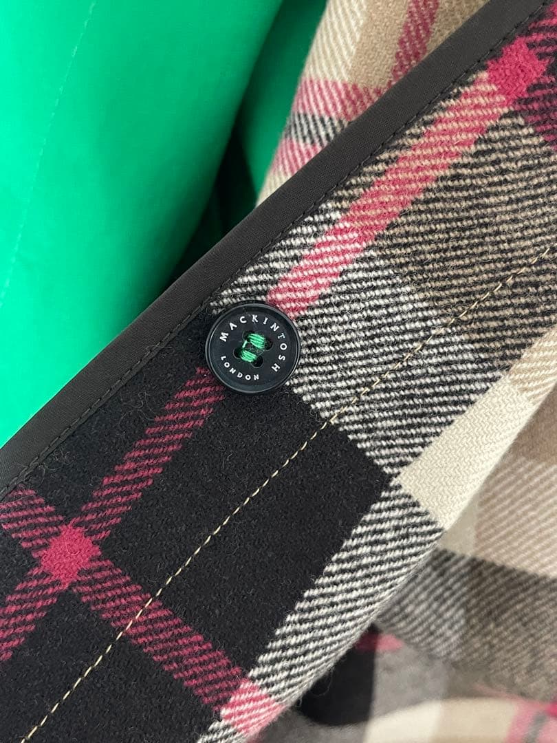 Macintosh マッキントッシュ ハンビー グリーンコート ショートコート