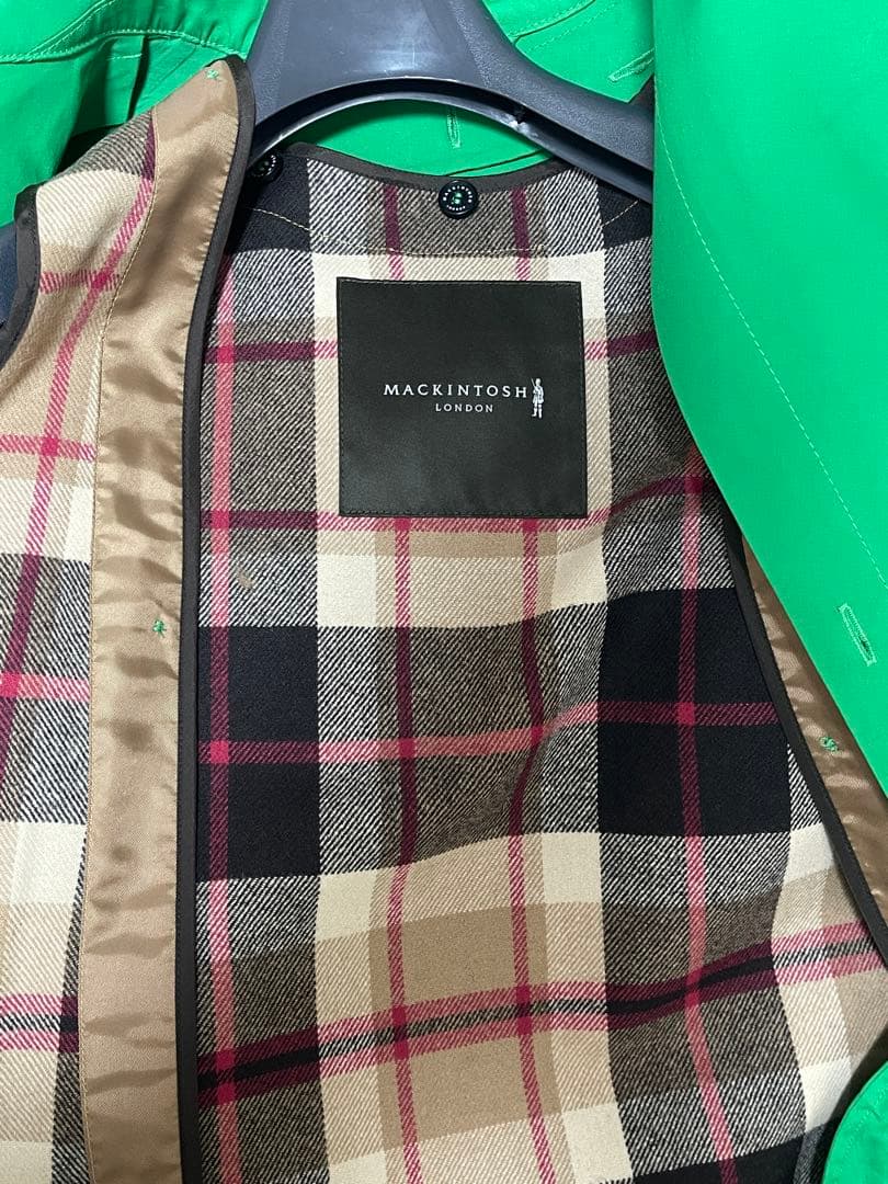 Macintosh マッキントッシュ ハンビー グリーンコート ショートコート