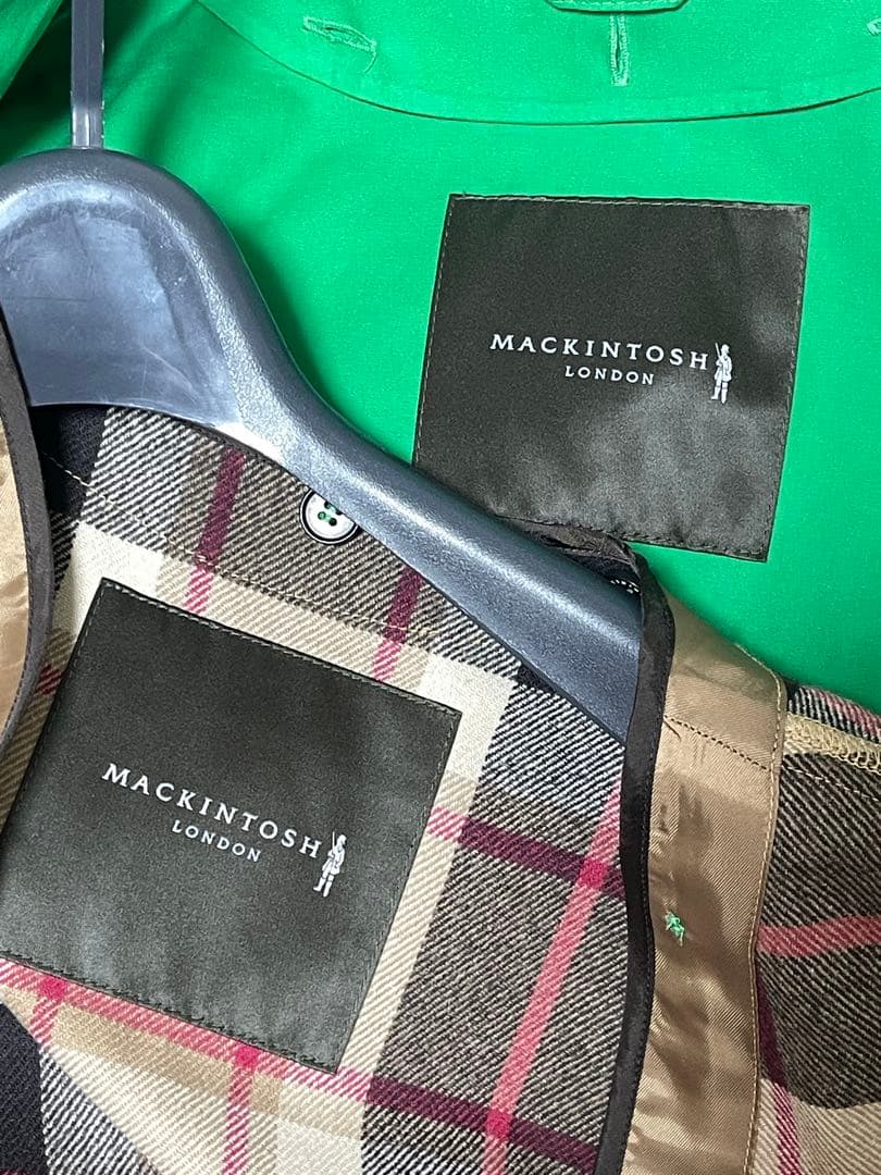 Macintosh マッキントッシュ ハンビー グリーンコート ショートコート