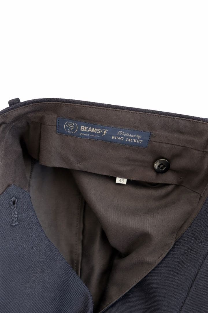 RINGJACKET×BEAMS F ネイビー　スラックス