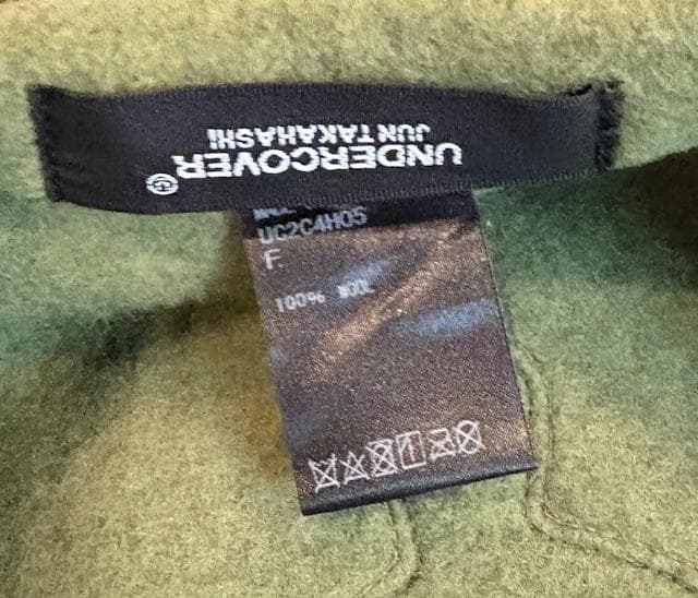 23AW アンダーカバー　ウール 薔薇 ワッペン ハンチング ベレー