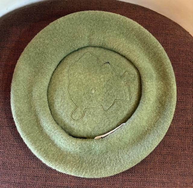 23AW アンダーカバー　ウール 薔薇 ワッペン ハンチング ベレー