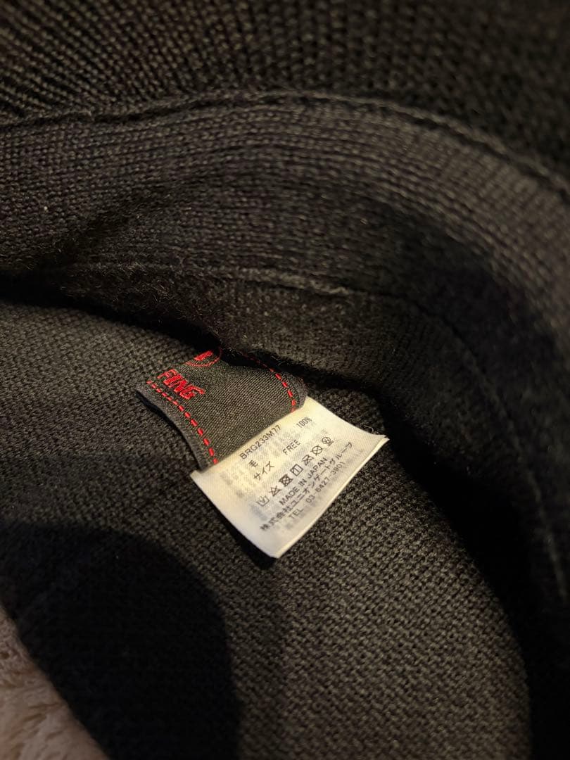 BRIEFING ブリーフィング ニット帽 ブラック