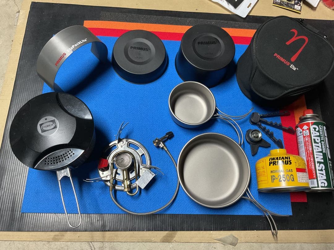 PRIMUS Eta pack light 動作良好美品&新品チタンクッカー２点
