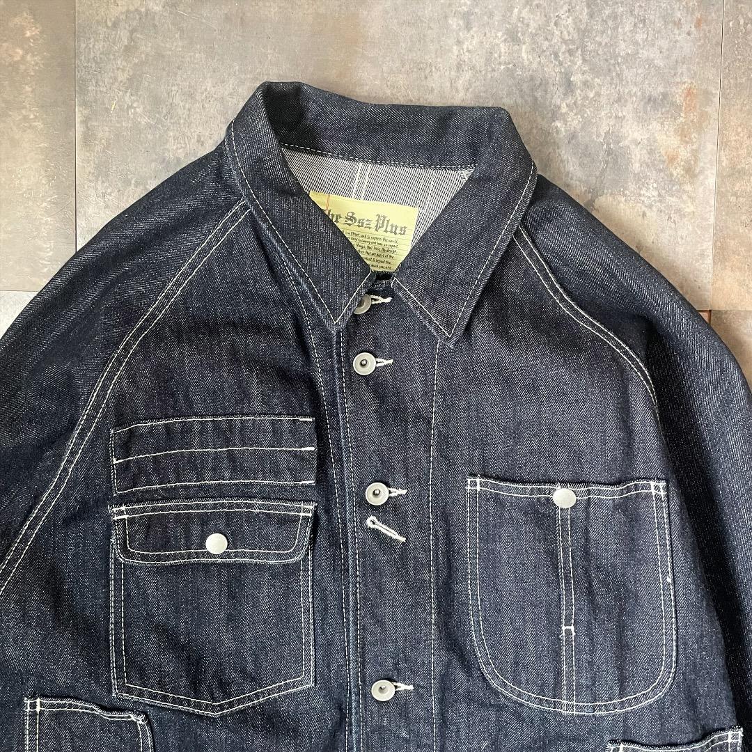 SSZ x BEAMS PLUS マルチポケットカバーオール 濃紺