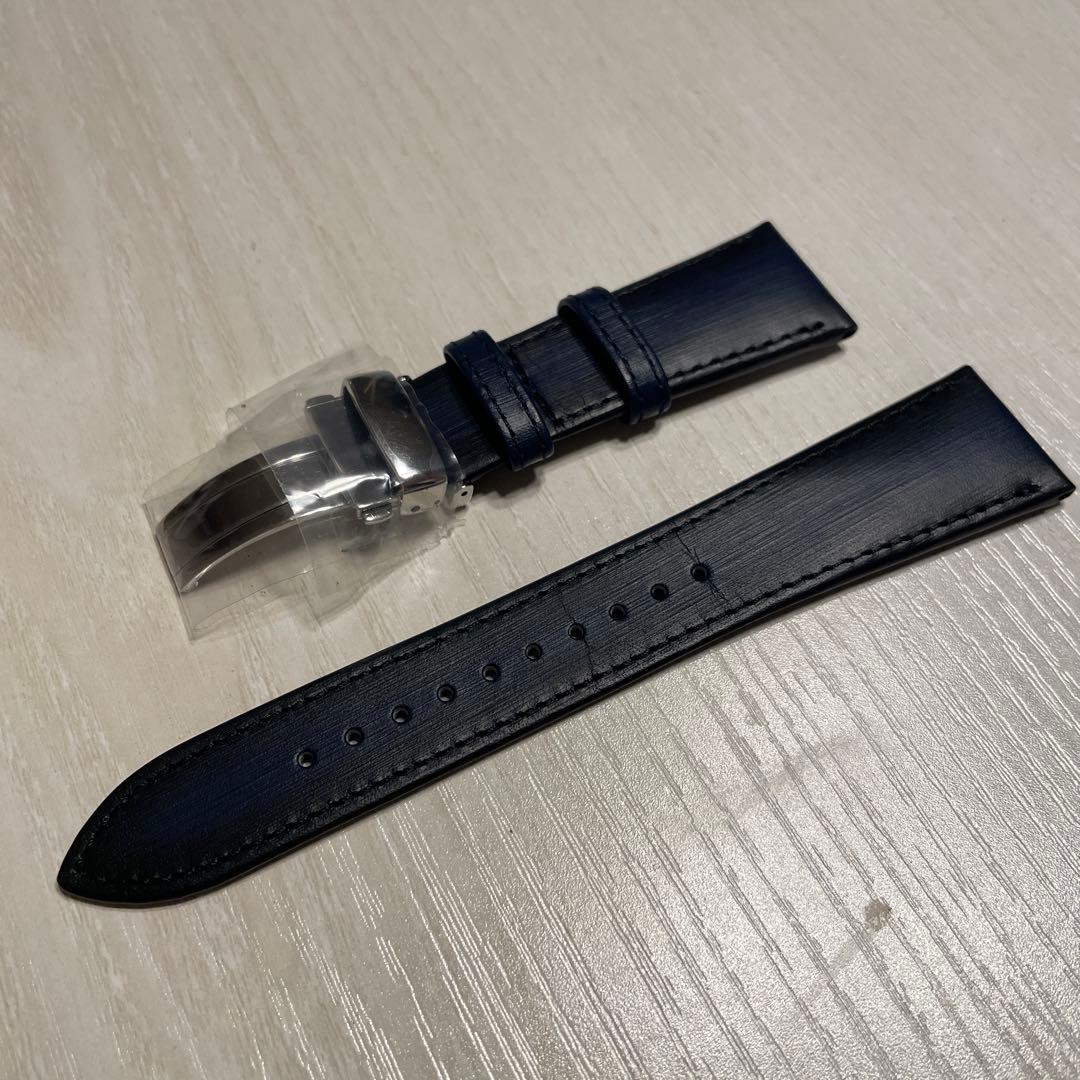 非売品　新品未使用品　グランドセイコーレザーベルト23mmネイビーグラデーション