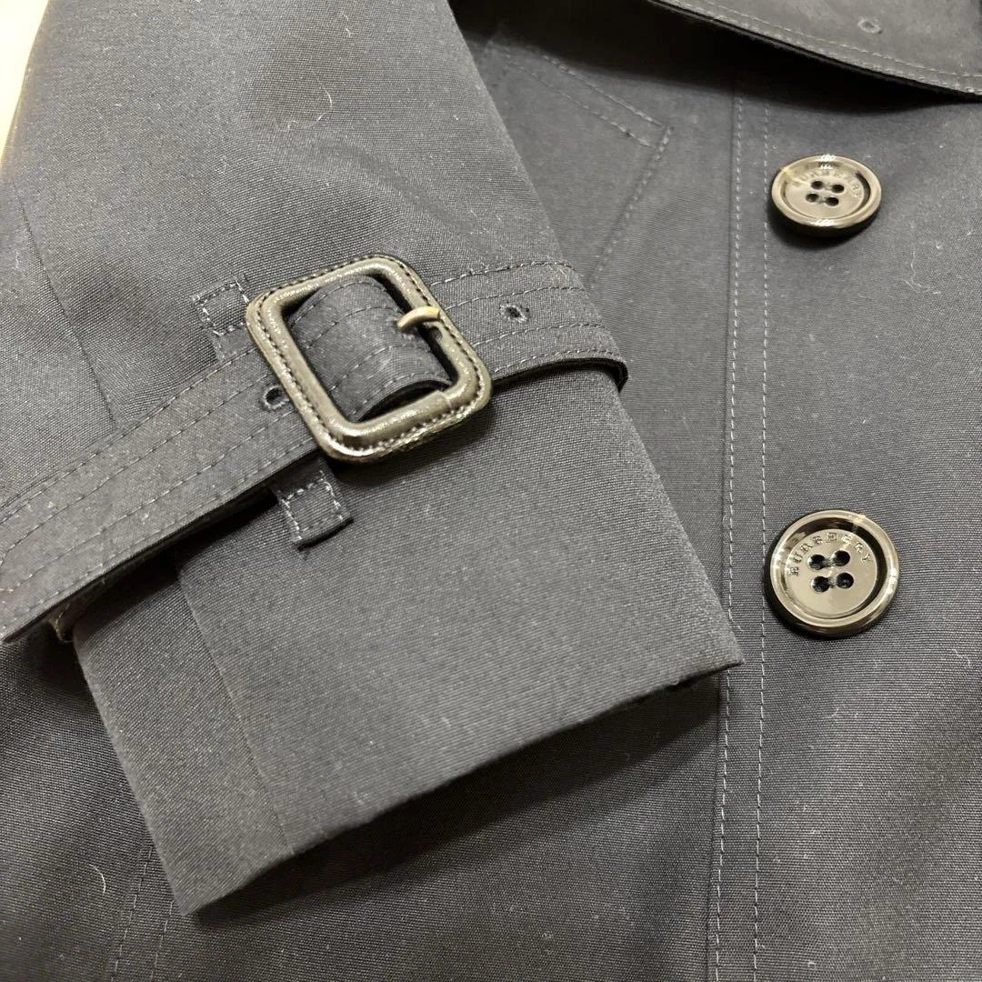 BURBERRYネイビー トレンチコート ダブルブレスト